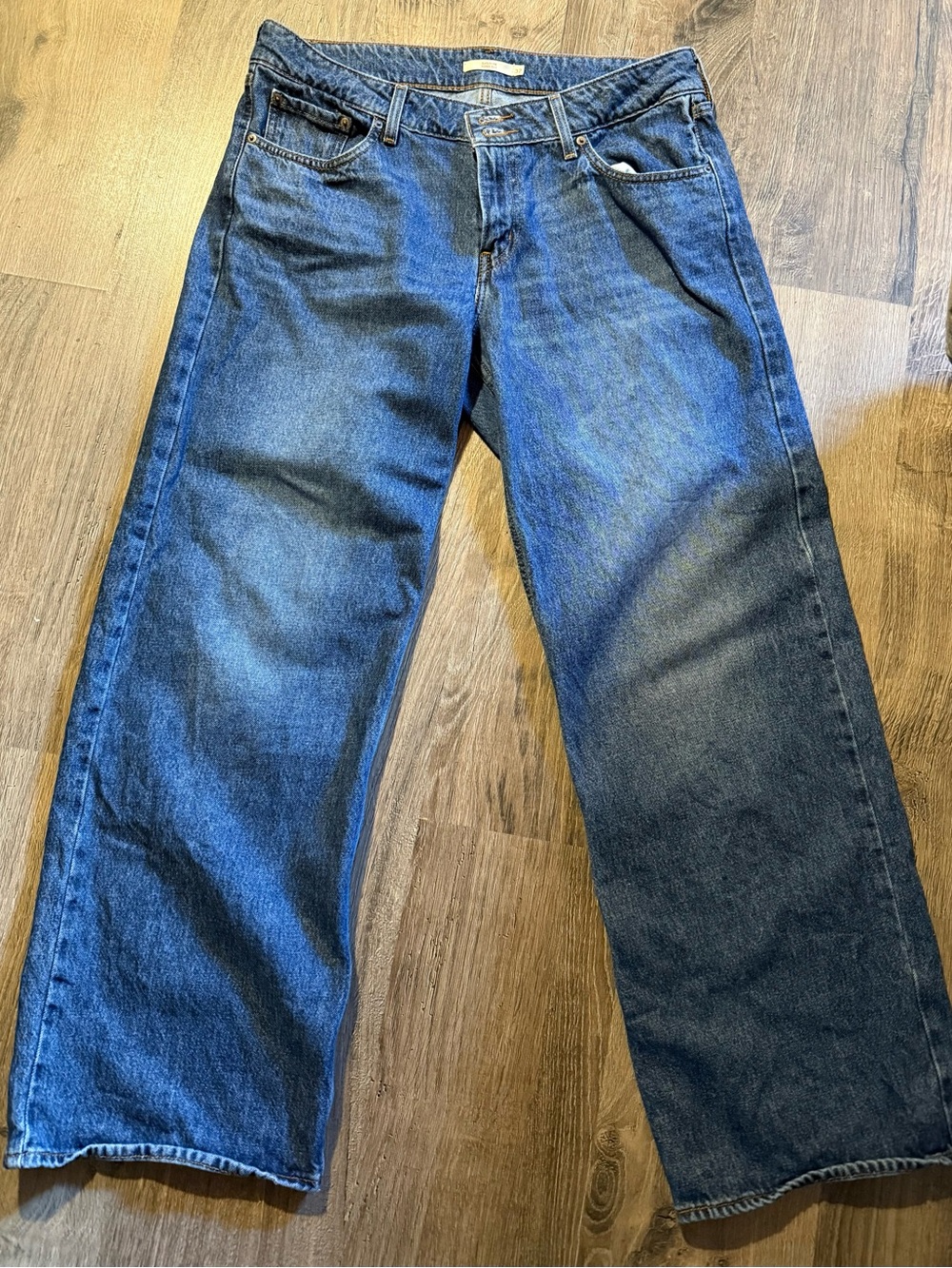Levi's Women's Dark Blue Wide Leg Jeans